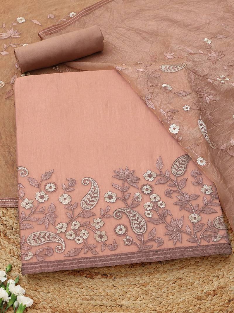 printed unstitched dress material