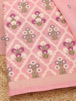 printed unstitched dress material 2