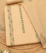 printed linen unstitched dress material