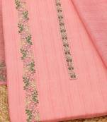 printed linen unstitched dress material