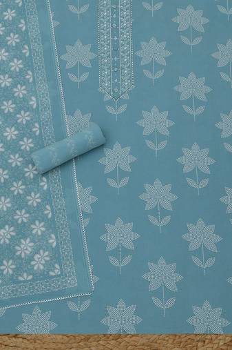 printed unstitched dress material