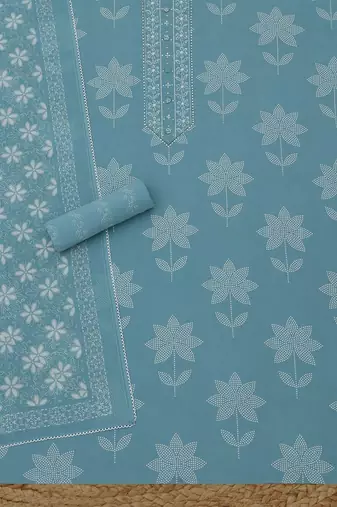 printed unstitched dress material