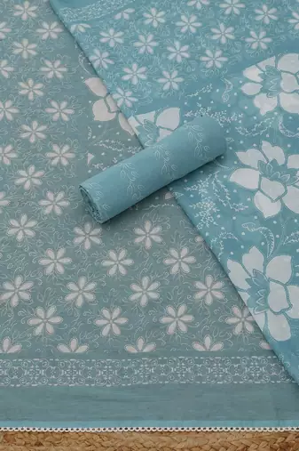 printed unstitched dress material