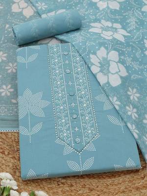 printed unstitched dress material 5