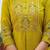 Embroidered viscose silk kurta with pant & dupatta set for women
