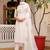Embroidered viscose silk kurta with pant & dupatta set for women