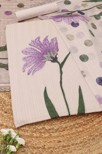 printed unstitched dress material