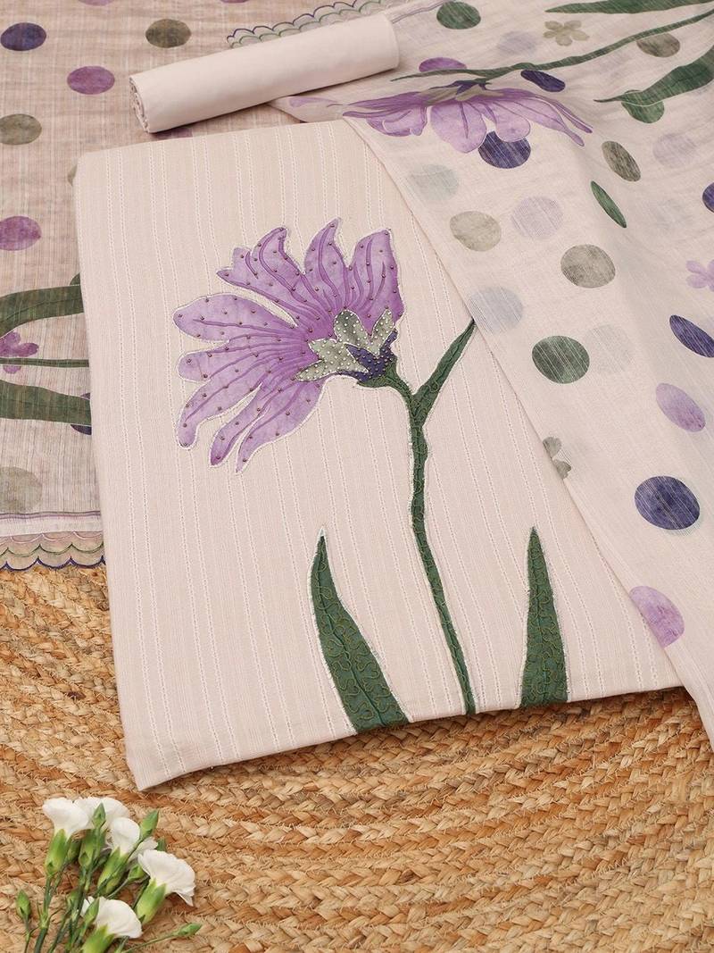 printed unstitched dress material