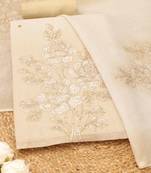 printed linen unstitched dress material