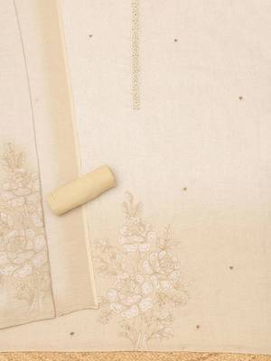 printed linen unstitched dress material 3