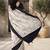 Off white floral silk blend saree