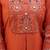 Embroidered viscose silk kurta with pant & dupatta set for women