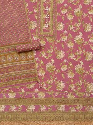 printed unstitched dress material 4