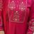 Embroidered viscose silk kurta with pant & dupatta set for women