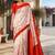 Off white kalamkari silk blend saree