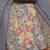 floral printed thread work chanderi unstitched dress material