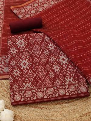 printed unstitched dress material 1