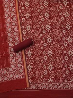 printed unstitched dress material 2