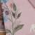 floral printed thread work unstitched dress material
