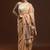 Beige woven design saree with blouse