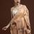Beige woven design saree with blouse