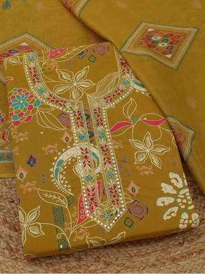 printed unstitched dress material 2