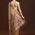 Beige woven design saree with blouse