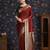 Maroon woven design zari kanjeevaram saree with unstitched blouse