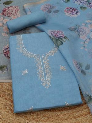 printed unstitched dress material 1