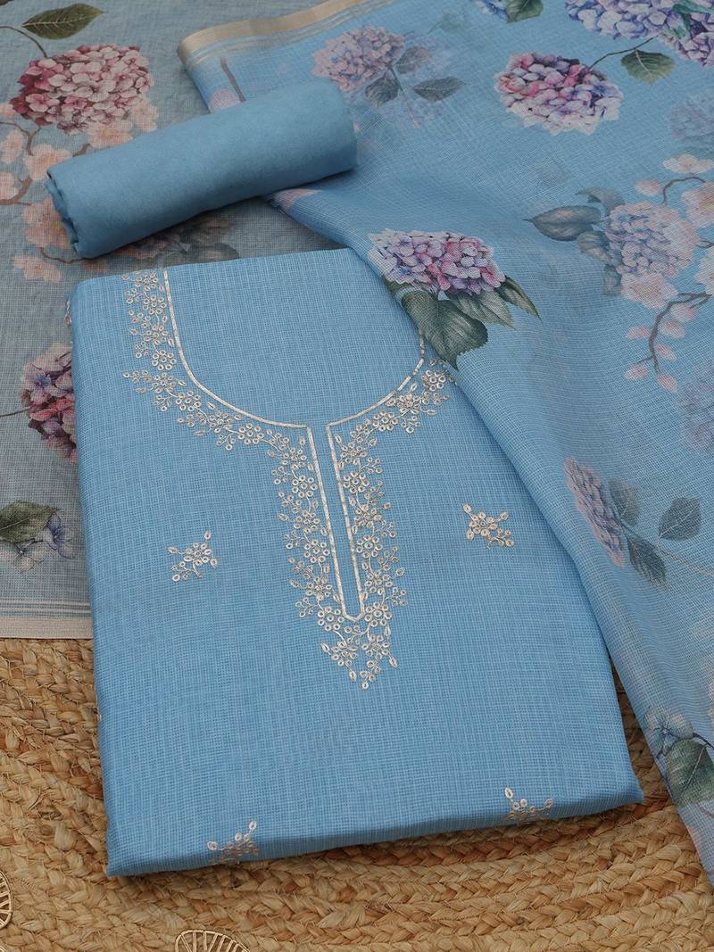 printed unstitched dress material