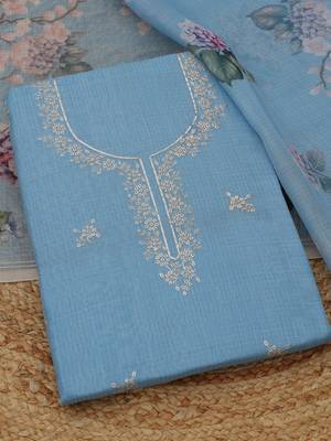 printed unstitched dress material 2