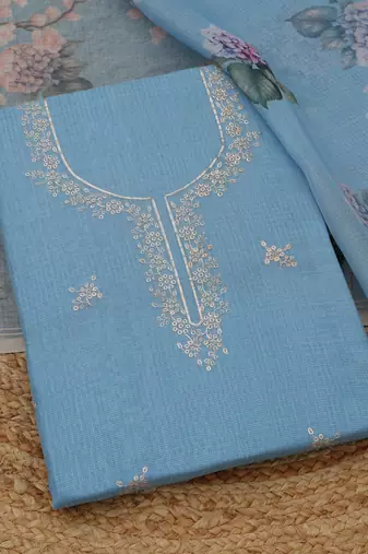 printed unstitched dress material