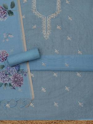 printed unstitched dress material 4
