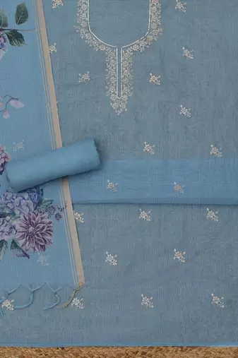 printed unstitched dress material