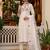 Embroidered viscose silk kurta with pant & dupatta set for women
