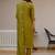 Embroidered viscose silk kurta with pant & dupatta set for women