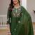 Embroidered viscose silk kurta with pant & dupatta set for women
