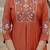 Embroidered viscose silk kurta with pant & dupatta set for women