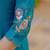 Embroidered viscose silk kurta with pant & dupatta set for women
