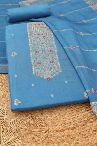 unstitched dress material