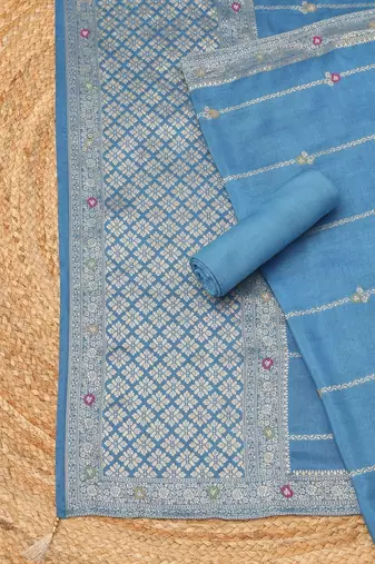 unstitched dress material