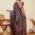 Black ethnic digital print daily wear bagru saree with matching blouse