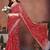 Red embroidered sarees with blouse piece