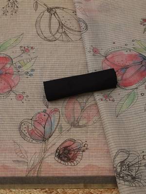 printed linen unstitched dress material 2