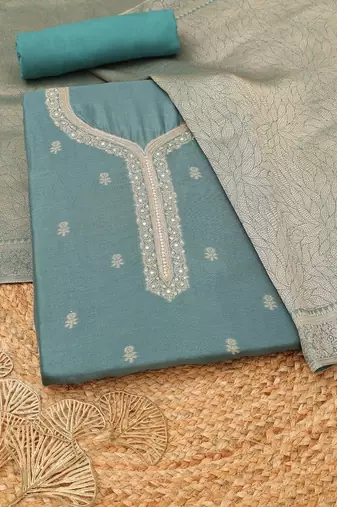 unstitched dress material