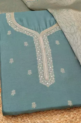 unstitched dress material