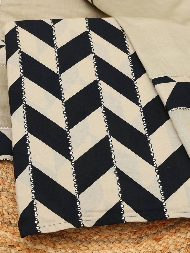 printed unstitched dress material
