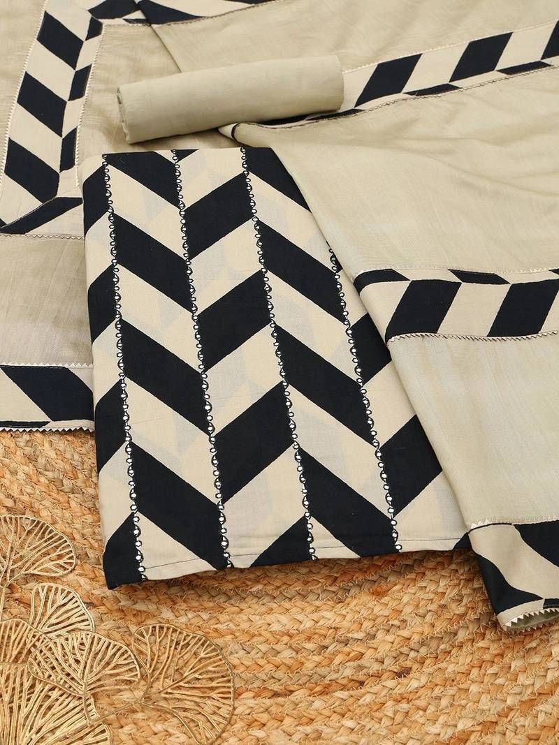 printed unstitched dress material