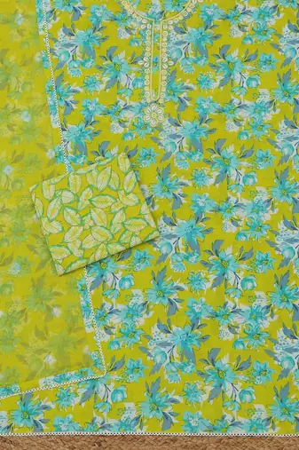printed unstitched dress material