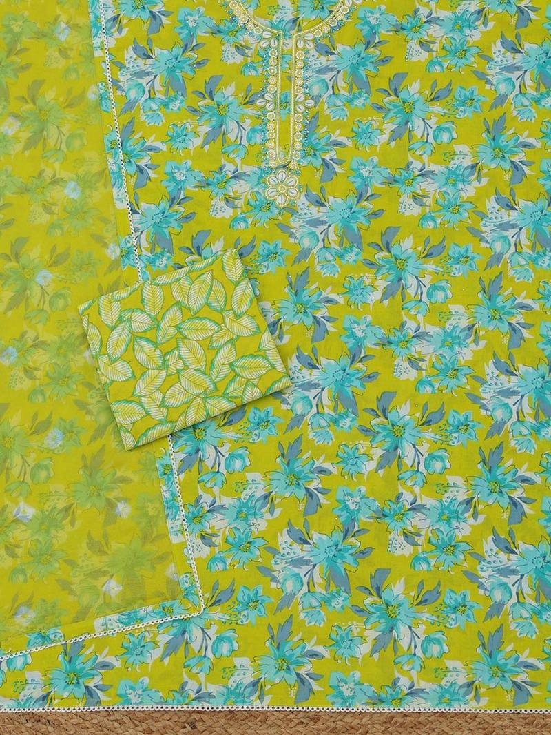 printed unstitched dress material